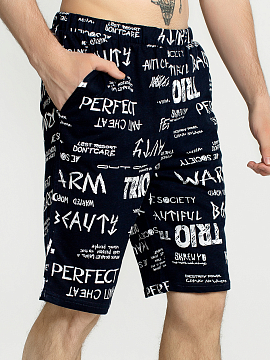 Шорты Мужские Надписи арт.мк218кб